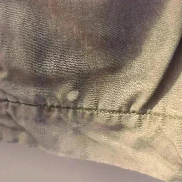 Patagonia ReCircle Bomber Jacket Olive Green Full Zip Front Flap Pocket, medium - Picture 4 of 9